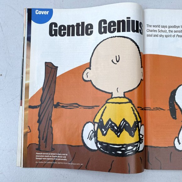 2/28/2000 PEOPLE WEEKLY Special Commemorative Tribute Charles Schulz Magazine - Picture 5 of 8